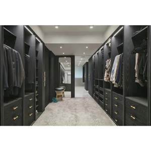 Placard <span class=keywords><strong>de</strong></span> luxe moderne en forme <span class=keywords><strong>de</strong></span> U garde-robe en bois personnalisée armoire à vêtements <span class=keywords><strong>haut</strong></span> <span class=keywords><strong>de</strong></span> gamme en Chine meubles <span class=keywords><strong>de</strong></span> maison - Product Image 1