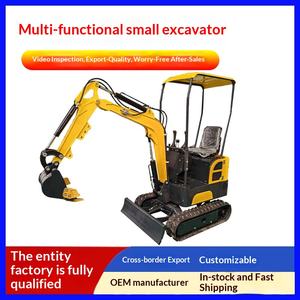 รถขุดขนาดเล็กสำหรับใช้ในบ้าน สวนผลไม้ และโรงเรือน 12 รุ่น รถขุดอเนกประสงค์แบบตีนตะขาบ ผู้ผลิต - Product Image 1