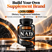 Complément NAD Avancé Adapté aux Start-ups, 60 Capsules pour Hommes, Énergie Cellulaire & Vieillissement Sain, Soutien Actif au Bien-être, OEM ODM