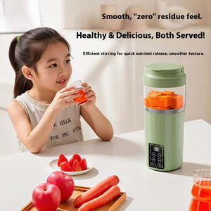 Babyvoedselprocessor 4-snelheden verse sapcentrifuge nieuw ontwerp multifunctioneel draagbaar USB oplaadbare elektrische sapcentrifuge blender - Product Image 4