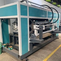 Machine automatique de fabrication de barquettes et boîtes à œufs jetables pour le transport et l'emballage des œufs de caille et de poulet, idéale pour les petites entreprises à domicile.