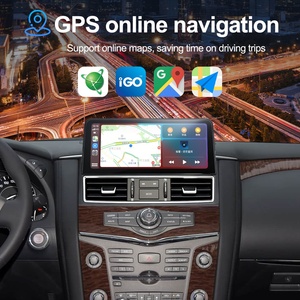 Navihua Hot Sales 12.3'' Android Car Radio Multimedia Carplay Auto GPS Unit for Nissan Armada Patrol Y62 Infiniti QX80 2010 2020 - Product Image 2