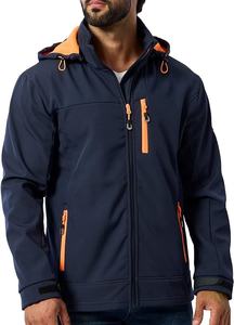 Soft shell Jacke für Männer Großhandel Fabrik Benutzer definiertes Logo Kleidung <span class=keywords><strong>Classic</strong></span> Style Soft shell Kleidung Sport jacke Wasserdichte Funktion - Product Image 4