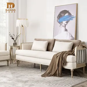 DAMOORoyal欧式沙发花皮维多利亚复古经典沙发家具实木雕刻奢华经典沙发套装
