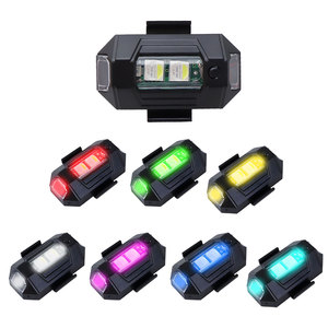 JHS système d'éclairage automatique moto voyant d'avertissement 7 couleurs feux clignotants d'urgence USB <span class=keywords><strong>camping</strong></span> RVS Leds lampes pour voiture universelle - Product Image 2
