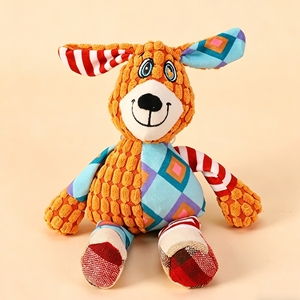 Jouets en peluche couineurs pour chiens, animaux en peluche durables et résistants à la mastication pour la dentition des chiots et le soulagement de l'anxiété - Product Image 4