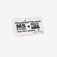 Tarjeta de Memoria MS para PSP Vita, Adaptador de Tarjeta de Juego SD, Ranura para Tarjeta Micro SD Pro Duo
