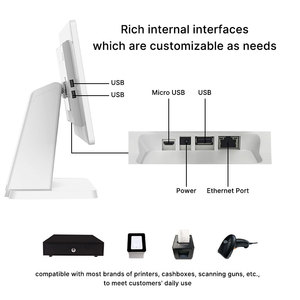 Hỗ Trợ Tùy Chỉnh Thiết Bị Đầu Cuối <span class=keywords><strong>Pos</strong></span> Máy Tính Bảng <span class=keywords><strong>Android</strong></span> 15 Inch Thiết Bị Đầu Cuối <span class=keywords><strong>Pos</strong></span> <span class=keywords><strong>Android</strong></span> Với Máy Quét Mã Qr - Product Image 3