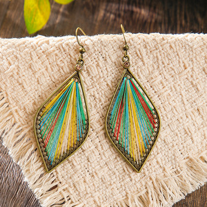 Bohemian Tassel <b>Drop</b> Earrings Alloy Antique <b>Bronze</b> Plated Women's Party Jewelry Fashion Statement Earrings - Product Image 3