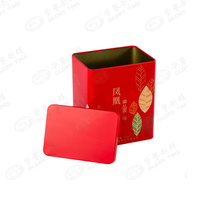 Boîte en étain rectangulaire de haute qualité pour la vente en gros, emballage pour biscuits, boîte en étain pour le thé, boîte personnalisée pour bonbons