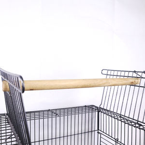 Vente chaude grande maison de luxe canari respirant grand perroquet élevage cage à oiseaux avec poussoirperroquet cagelarge perroquet cage - Product Image 5