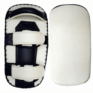 Almohadilla de entrenamiento de cuero curvada para artes marciales, boxeo y Muay Thai, ideal para gimnasios. - Product Image 1