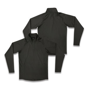 Custom Jogger Gym Sports manga larga 1/4 Quarter Zip Pullover Shirt - Product Image 1