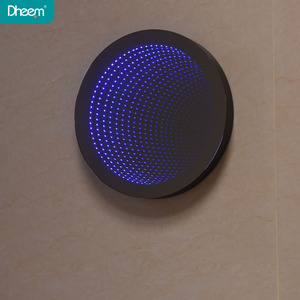 DHEEM Custom Decorative Wall Illusion Tunnel 3D LED Lighted <strong>Infinity</strong> <strong>Mirror</strong> - Product Image 6