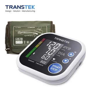 Testeur de rythme cardiaque irrégulier et d'hypertension TRANSTEK tensiomètre automatique appareil tensiomètre numérique BP