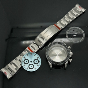 Caja de <span class=keywords><strong>Reloj</strong></span> Multifunción Multicolor en Oro y Oro Rosa, Cristal de Zafiro, Brazalete con Eslabones, Movimiento VK63A, Acero Inoxidable 316L, 29.5mm - Product Image 5