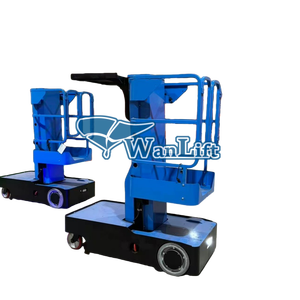 Plataforma Elevadora de Canasta Wanlift Estándar del Reino Unido de 3m 5m, Autopropulsada, Recolector de Pedidos, Elevador Eléctrico de un Solo Mástil - Product Image 2