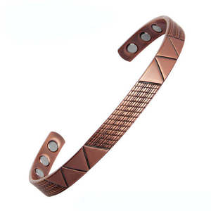 High Quality 99.5% Pure <strong>Copper</strong> Health Magnetic Men's Fashion <strong>Bangle</strong> - Product Image 4
