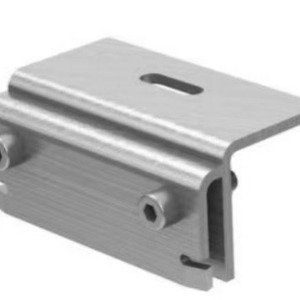 Support de montage solaire en aluminium pour toit ondulé, finition anodisée, accessoire de fixation par serrage - Product Image 1