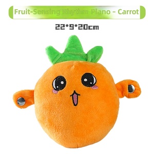 Peluche a forma di frutta <span class=keywords><strong>dei</strong></span> <span class=keywords><strong>cartoni</strong></span> <span class=keywords><strong>animati</strong></span>, con sensore e funzione pianoforte, giocattolo regalo, all'ingrosso - Product Image 4