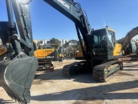Excavatrice sur chenilles Hyundai HX220HD d'occasion, 22 tonnes, pelle hydraulique, machine de terrassement sur chenilles pour la construction