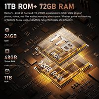Teléfono Inteligente Robusto Oukitel Wp200 Pro 24GB+1TB Pantalla BOE LCD Amoled FHD+ de 6.7" Batería de 8800mAh 45W 120Hz 32MP+108MP 5G Octa Core