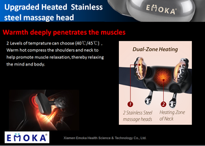 Masseur électrique pour le cou à chaud, vente chaude 2025, avec chaleur apaisante, massage intelligent, marteau de massage, silicone, ABS - Product Image 5