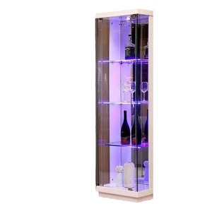Meuble à vin d'usine, vitrine de salon en verre avec éclairage KY652, meuble à vin KY652 - Product Image 1