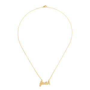 Collana con ciondolo a forma di croce "Faith" - Product Image 3