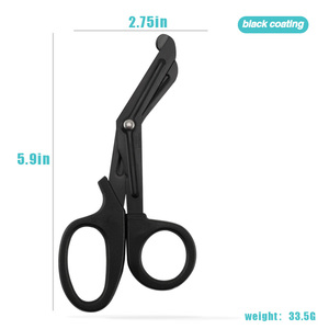 Precio bajo Uso médico Trauma Tijeras Vendaje Tijeras Hoja recubierta de fluoruro Enfermeras Tijeras - Product Image 2