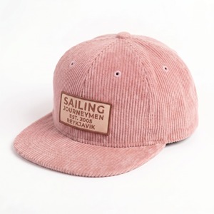 Casquettes streetwear personnalisées OEM avec logo brodé, casquettes à 6 panneaux, casquettes vintage en velours côtelé non structurées, gorras classiques - Product Image 2