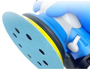 5 pouces 8 trous papier abrasif bleu papier abrasif disques abrasifs pour crochet et boucle <span class=keywords><strong>Festool</strong></span> <span class=keywords><strong>ponceuse</strong></span> - Product Image 5