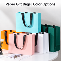 Sacs cadeaux en carton blanc avec logo de marque pour boîtes à bagues, emballages en papier personnalisés pour les bijouteries