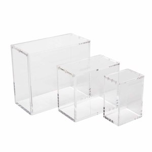 NOVISON - Caja de Acrílico Personalizada para Cartas Coleccionables de Manga, con Tapa Magnética, Diseño Moderno y Ecológico, Grosor de 5 mm - Product Image 1