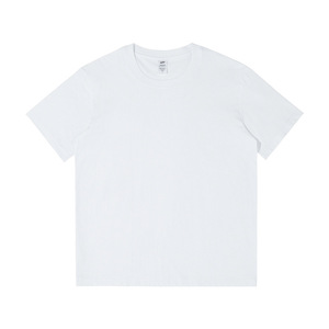 2025 Spring Summer Collection Men's Trendy <strong>T</strong>-<strong>Shirt</strong> Heavy Combed Cotton Simple <strong>Solid</strong> <strong>Color</strong> Short Sleeve Oversized Top Base <strong>Shirt</strong>