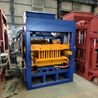 Máquina Automática Hidráulica para Fabricación de Bloques de Hormigón QT4-15B para Producción de Bloques Huecos