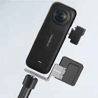 Micro invisible chaussure froide pour bâton à Selfie Insta 360 X3 accessoires adaptateur de micro sans fil pour caméra d'action Insta 360 X4 X2