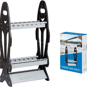 Support de canne à pêche à la <span class=keywords><strong>carpe</strong></span> pliable et portable <span class=keywords><strong>en</strong></span> ABS - Support de présentation au sol léger sans assemblage requis - Product Image 4