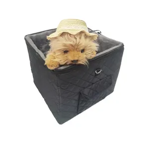 Assento de carro para cães e gatos, porta-carros pequeno e médio, luxuoso e durável, para viagens, moda rápida enviada