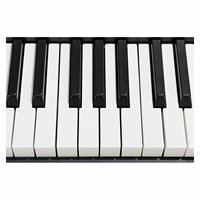 Piano numérique portable à faible MOQ et grand stock, logo et couleur personnalisables, compact et facile à transporter, clavier de piano numérique 61 touches