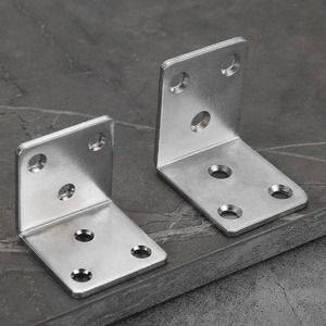 Soporte de ángulo recto de 90 grados, hierro angular en forma de L de 40x50 mm, soporte <span class=keywords><strong>triangular</strong></span> para estantería, accesorio de conexión para muebles - Product Image 5