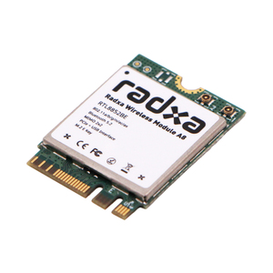 Module sans fil A8 M.2 E Key WiFi 6 Bluetooth 5.2, adaptateur réseau intégré à double antenne Radxa - Product Image 4
