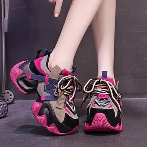Chaussures tendance pour femmes Torre, collection printemps 2024, baskets décontractées confortables <span class=keywords><strong>à</strong></span> semelle épaisse, lacets, style chunky - Product Image 5