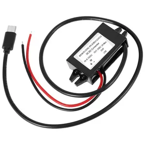 מכירה לוהטת עמיד למים IP67 צעד למטה 12v כדי 5v dc dc ממיר 3a 15w יחיד Usb עבור טלפון טעינה