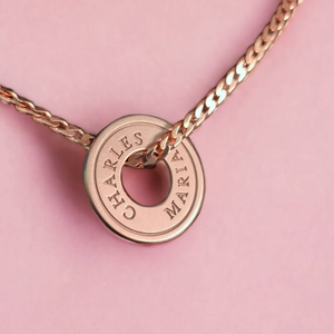 Collier personnalisé <span class=keywords><strong>avec</strong></span> gravure circulaire, initiales de la Bible, pendentif <span class=keywords><strong>avec</strong></span> nom, collier à disque gravé pour homme, accessoire élégant, imperméable, sans rouille - Product Image 6