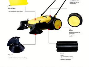 Balayeuse manuelle sans fil légère et efficace pour sols industriels et routes - Product Image 2