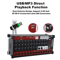 Système de Console de Mixage Numérique ASF32 32 Canaux avec Fonction de Lecture Directe USB MP3