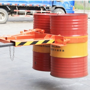 Pince de levage pour fût de 200L en acier, outil de manutention pour chariot élévateur, simple ou double, pour fûts ronds - Product Image 3