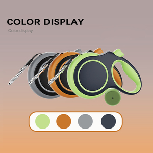 Lusso personalizzato multifunzionale guinzaglio retrattile per cani Nylon 5M 8M Pet all'aperto poliestere e plastica per camminare - Product Image 5