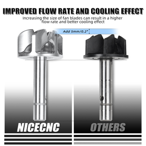 Eje de Impulsor de Bomba de Agua de Aluminio Billet NICECNC para Yamaha <span class=keywords><strong>Raptor</strong></span> 700 <span class=keywords><strong>700R</strong></span> 2006-2021 <span class=keywords><strong>2022</strong></span> 2023 2024 1S3-12450-00-00 - Product Image 2
